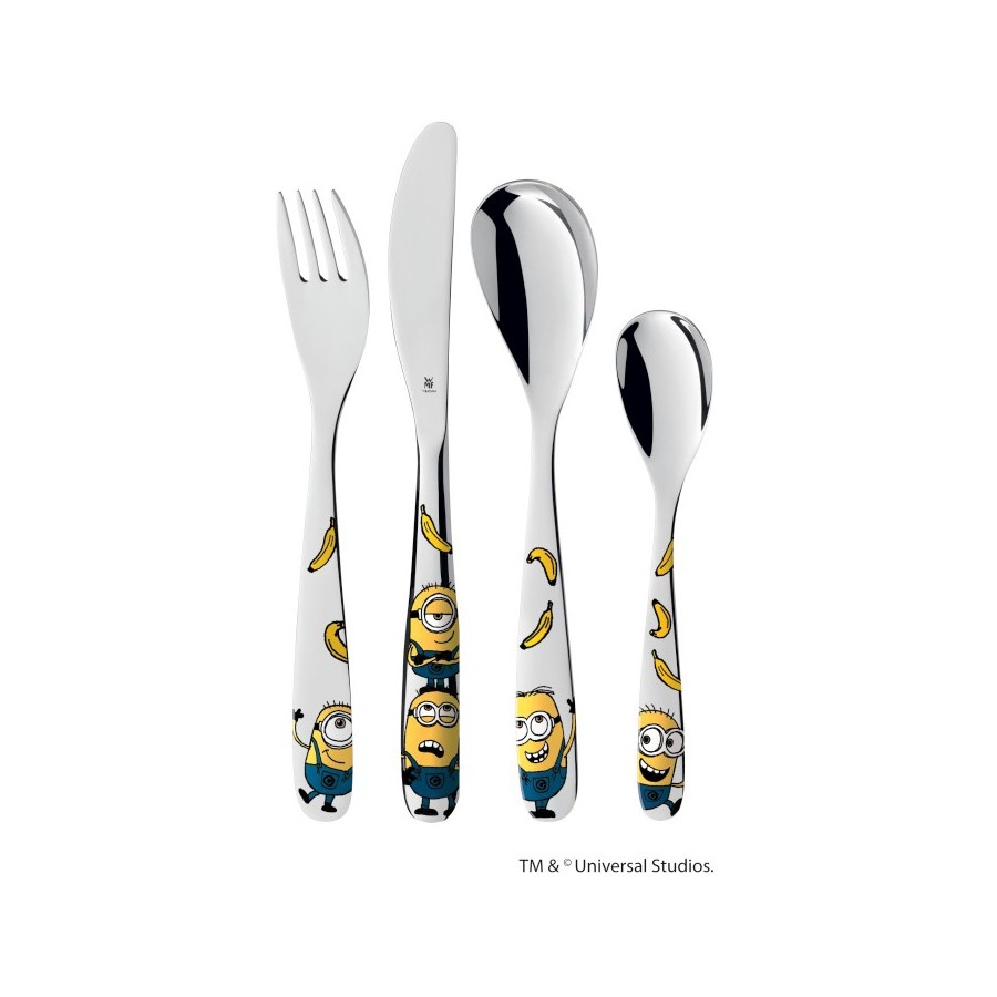 WMF - Zestaw sztućców dla dzieci 4 el., Minionki