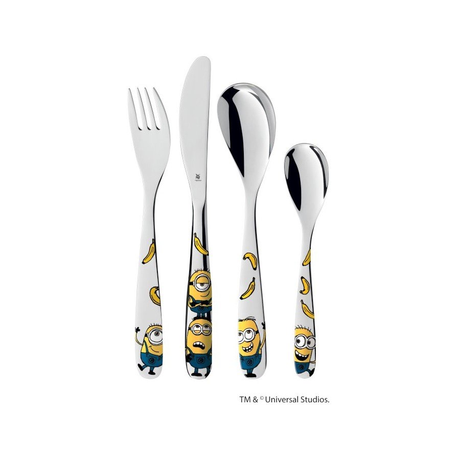 WMF - Zestaw sztućców dla dzieci 4 el., Minionki