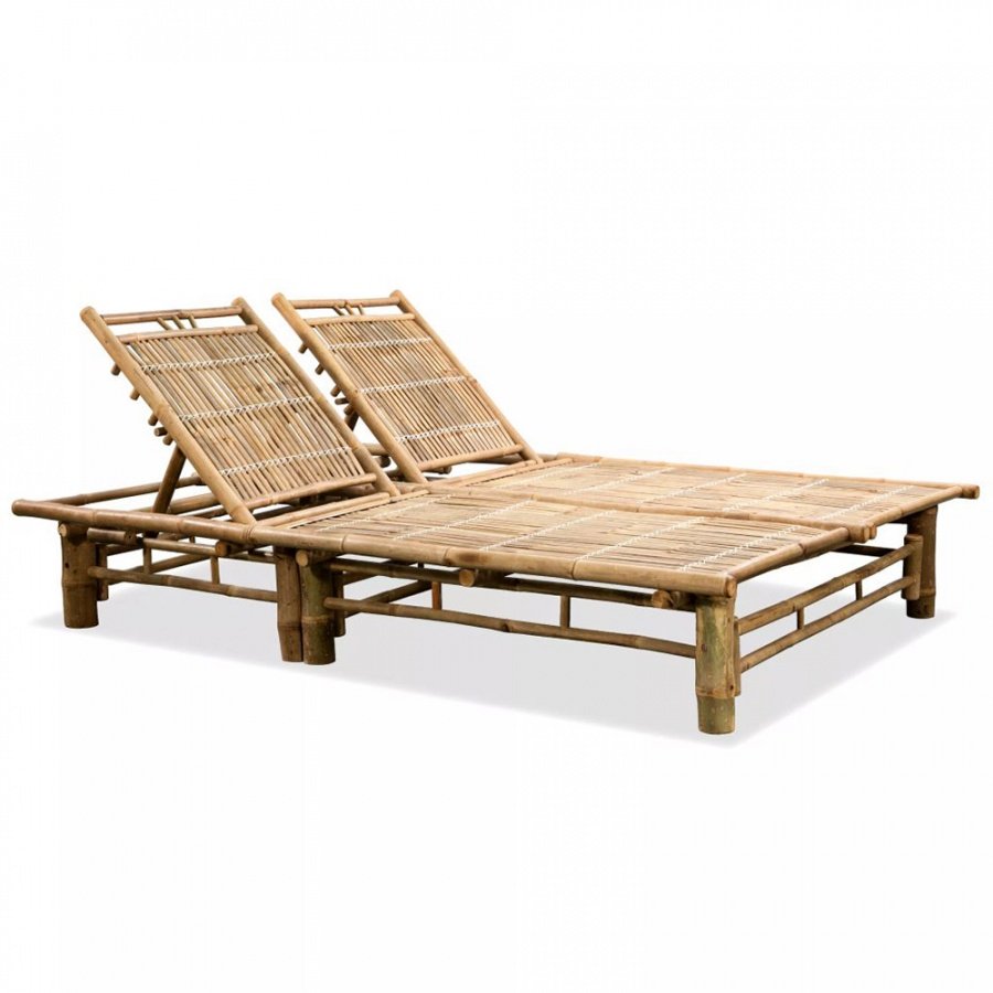Podwójny leżak, bambus
