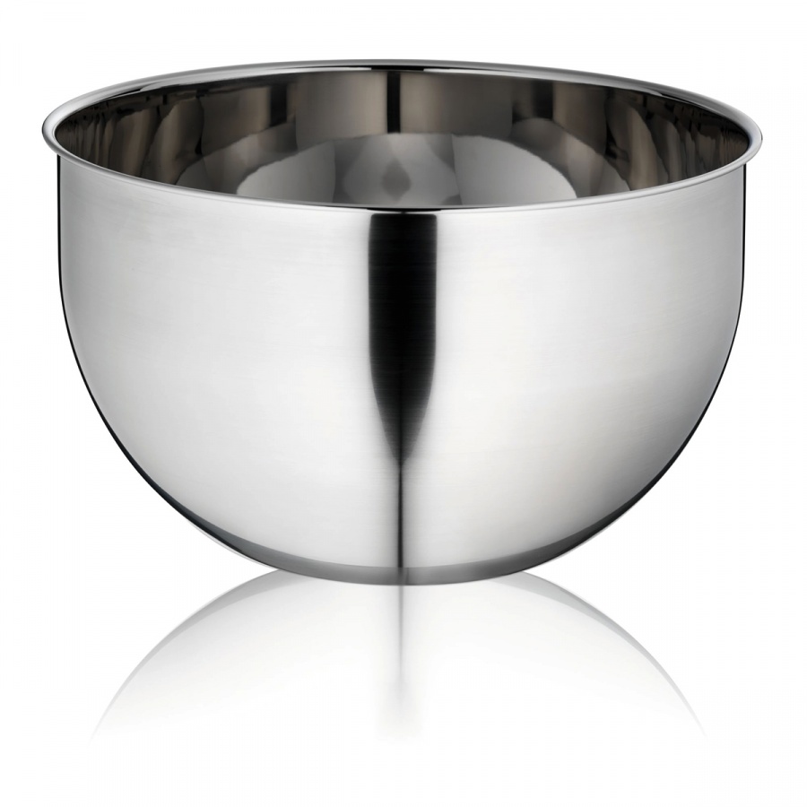 stalowa miska, śred.26 cm, wys. 16 cm, 6,0 l