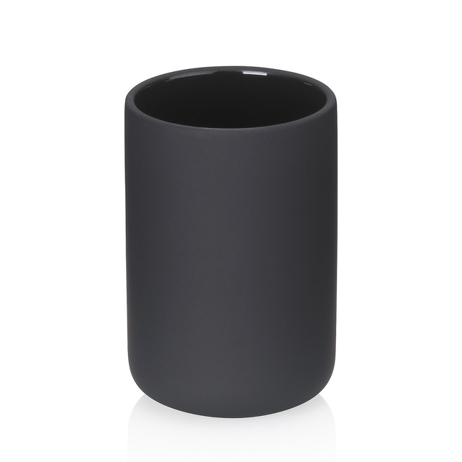 Kela-kubek toaletowy czarny sana