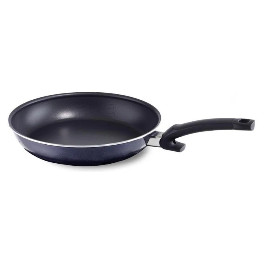 Fissler - protect emax comfort - patelnia 24 cm - granatowa