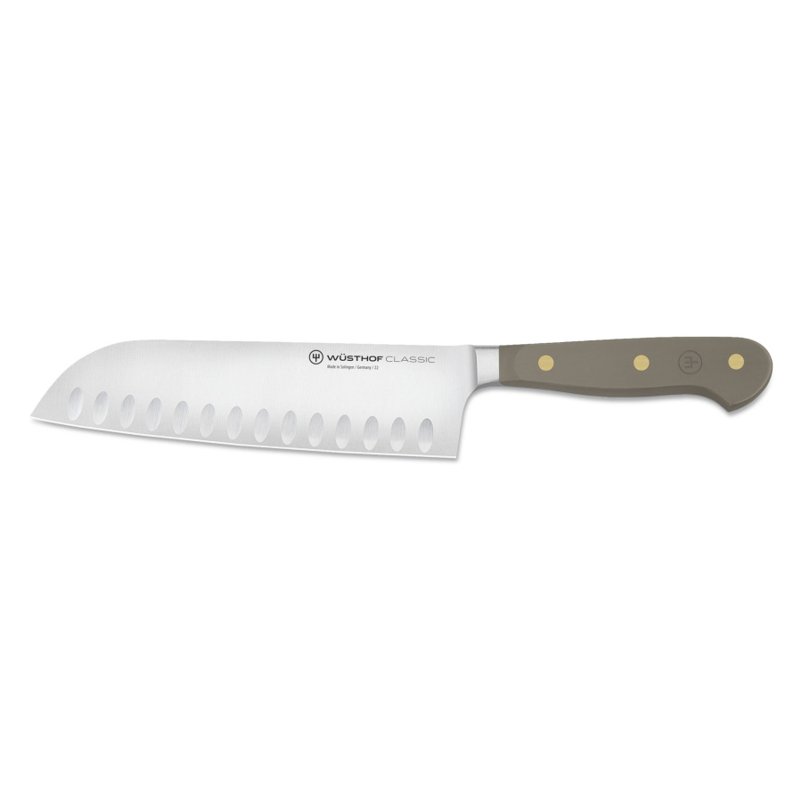 Classic colour nóż santoku 17/30,3 cm szary