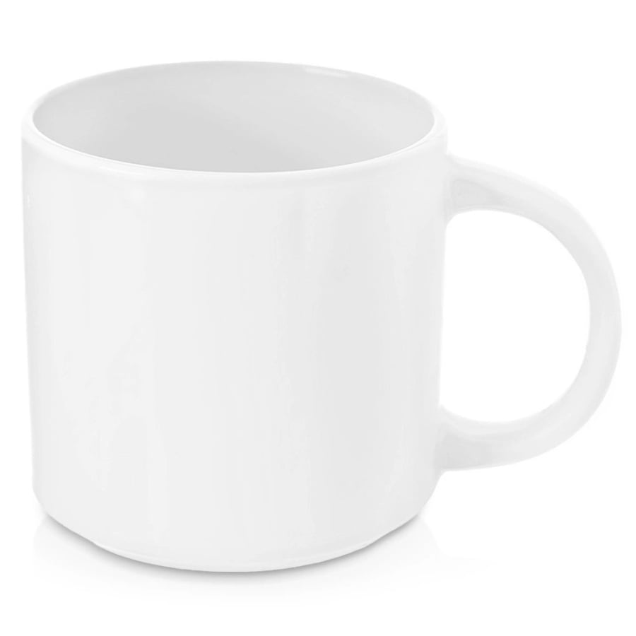 Kubek porcelanowy biały mona 330 ml