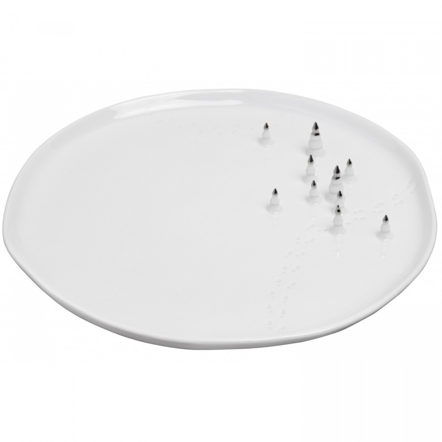 Porcelanowy talerz 32 cm Fir Trees