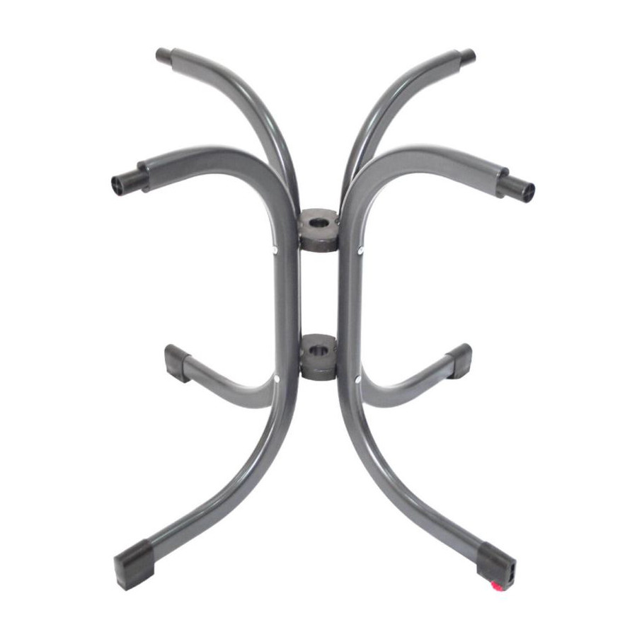 Podstawa do stołu składana, kolor: platyna