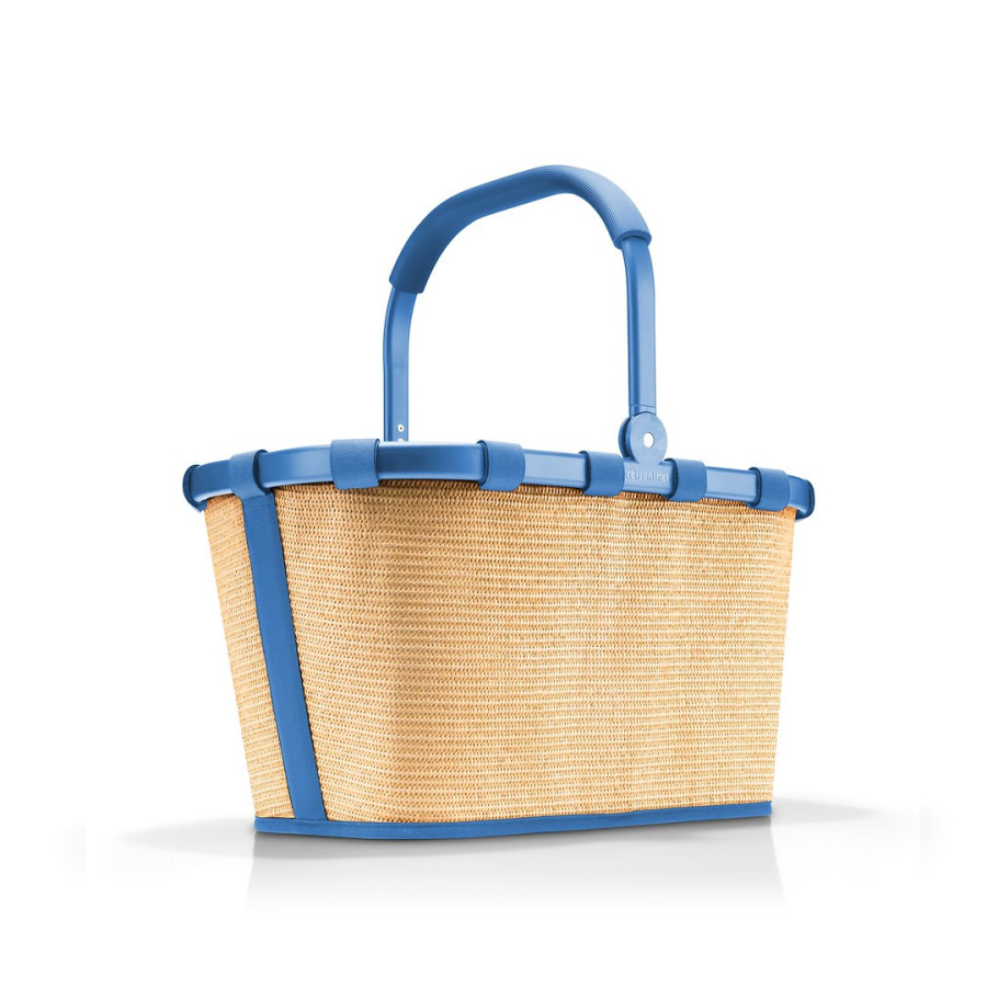 Koszyk CARRYBAG FRAME, raffia blue