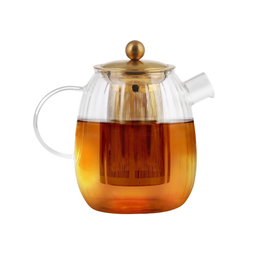 Zaparzacz do herbaty 1000 ml tulip złoty mat 29316