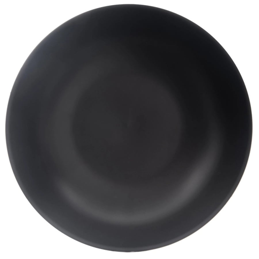Talerz obiadowy głęboki ceramiczny czarny 20,5 cm, 800 ml