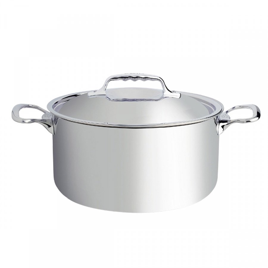 Garnek 5,4l z pokrywką de Buyer Affinity srebrny
