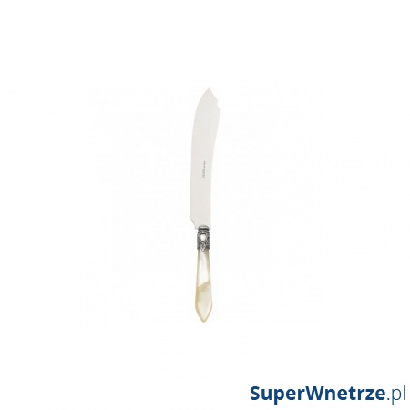 Nóż do ciasta 26cm Casa Bugatti OXFORD srebrno-złoty