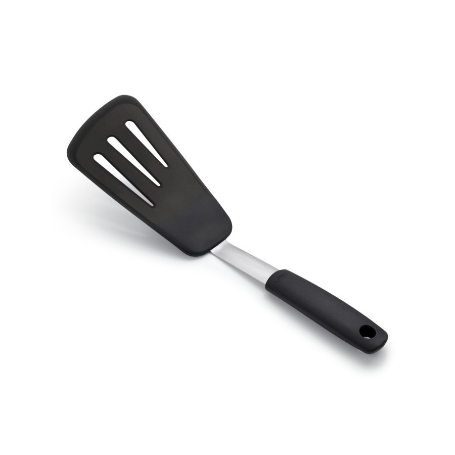 Oxo-szpatuła silikonowa l, czarna, good grips