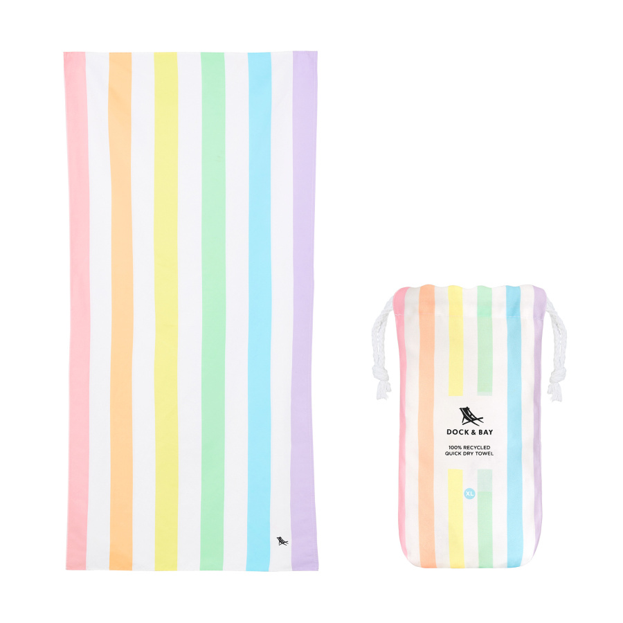 Ręcznik plażowy, szybkoschnący - unicorn waves xl 200x90cm