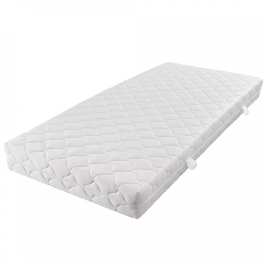 Materac z pokryciem z możliwością prania, 200 x 160 x 17 cm