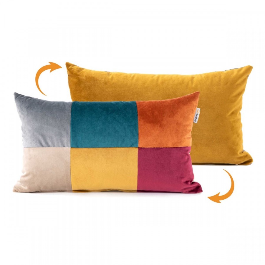 Aksamitna poduszka velvet z zamkiem : kolor - 172