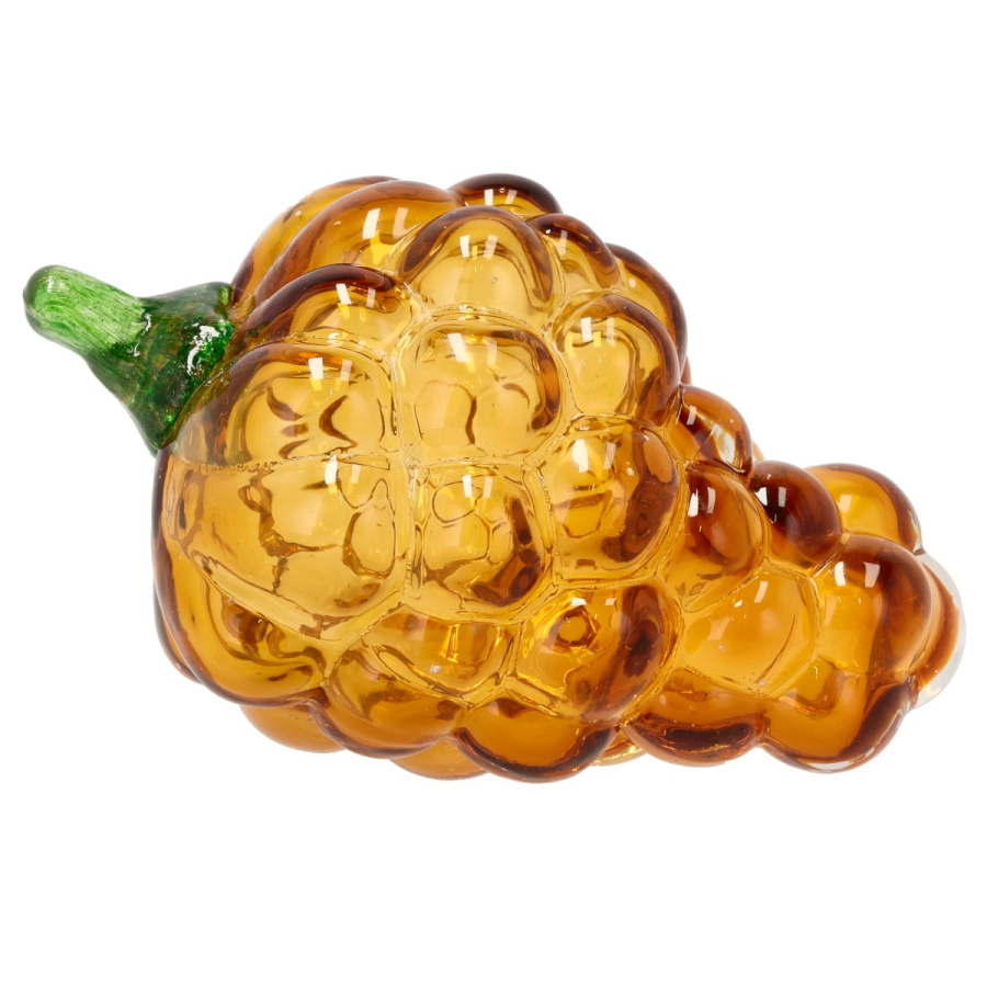 Dekoracja winogrono szklane styles amber 29257