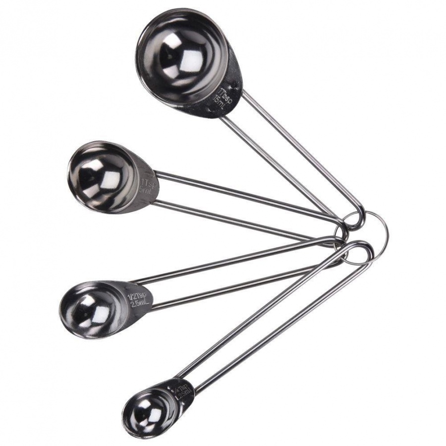 Miarki kuchenne, łyżki do odmierzania, miarka, 4 szt