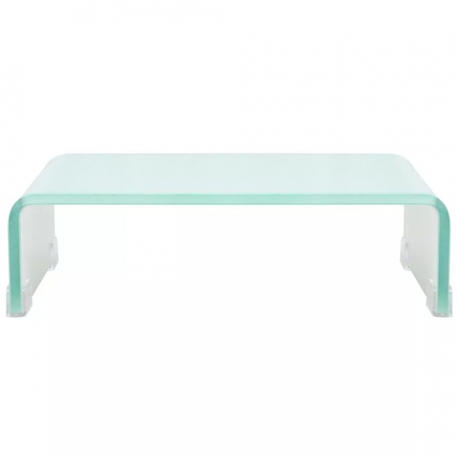 Podstawka pod monitor / telewizor szklana 40x25x11 cm