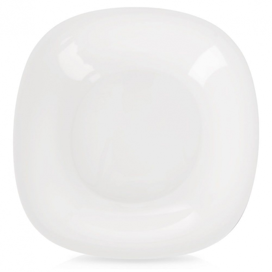 Talerz obiadowy głęboki szklany luna 21 cm, 500 ml