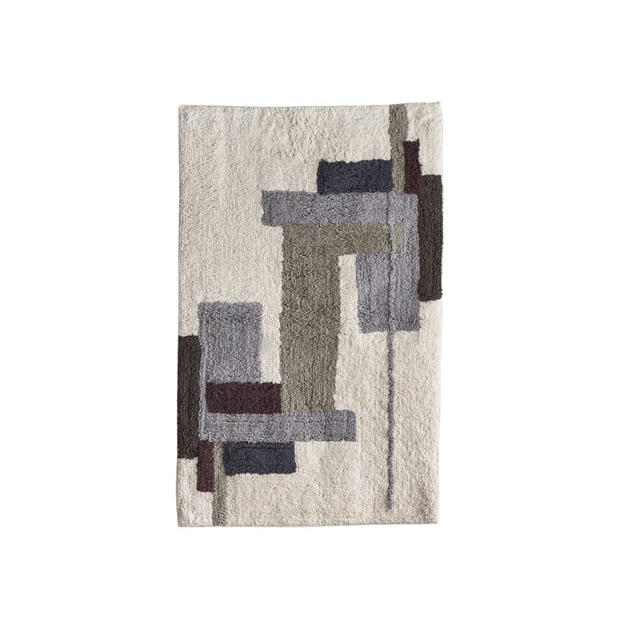 Dywanik na ścianę Laerk 110x70cm szary/biały 24048