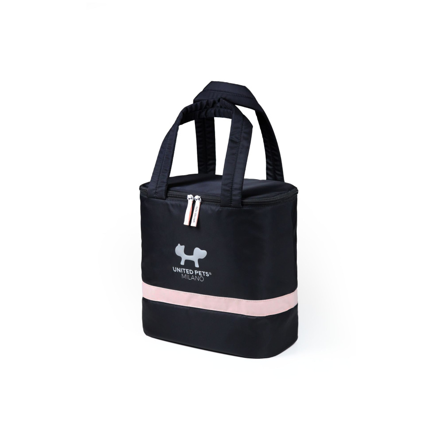 Torba podróżna, czarno- różowa