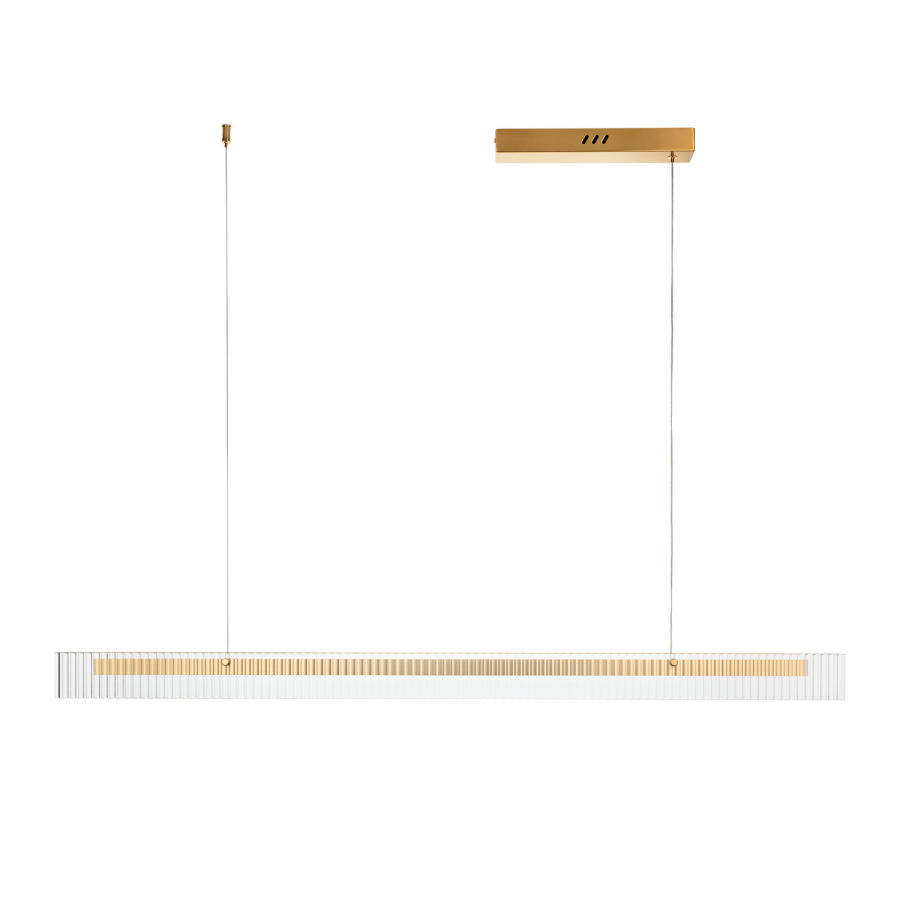 Lampa wisząca longin-120 led złoty 120 cm