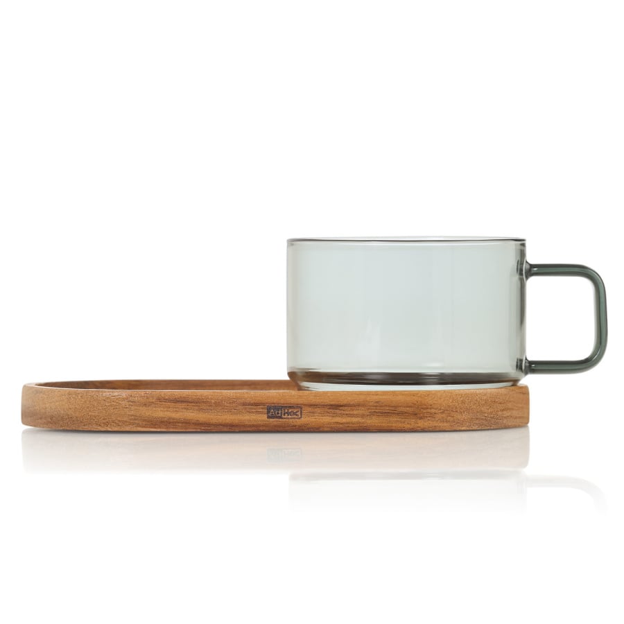 Zestaw filiżanka IMPACT 300ml z podstawką akacja