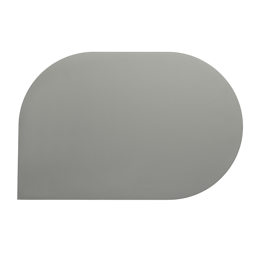 Podkładka na stół, skóra syntetyczna, 45 x 30 cm, jasnoszara