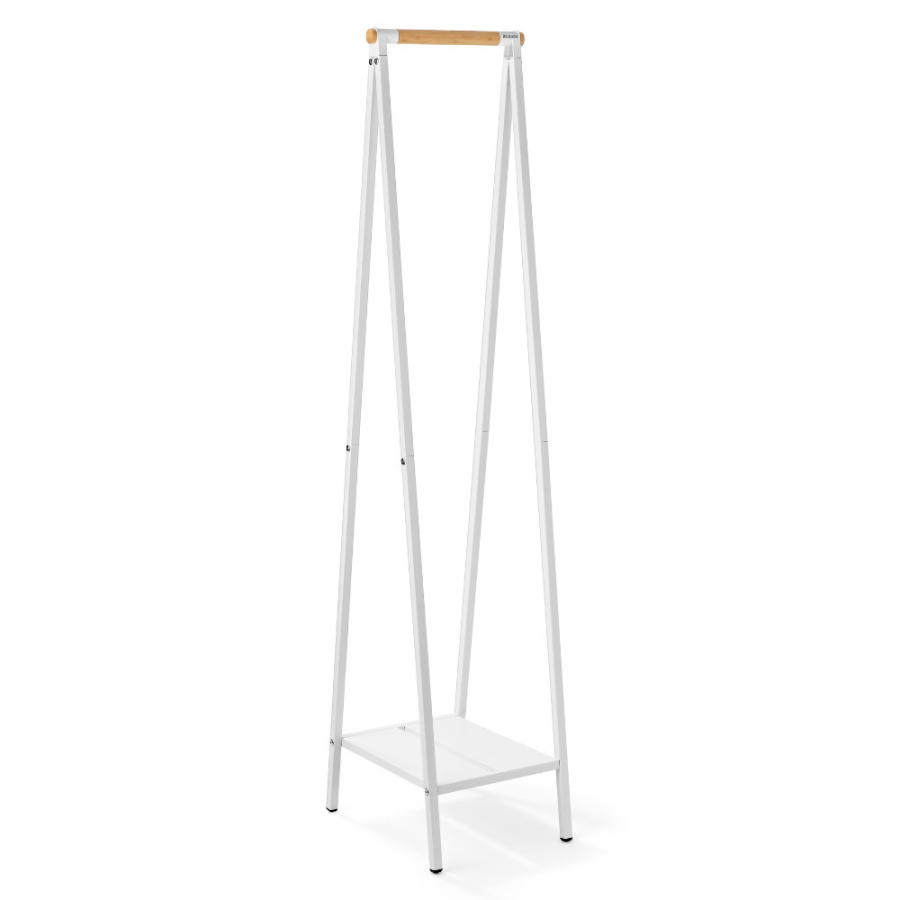 Brabantia 229862 - linn - kompaktowy, stojący wieszak na ubrania - white