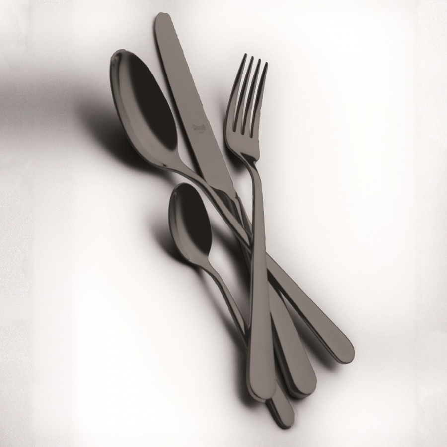 Mepra-zestaw sztućców 24el. ice oro nero stoccolma