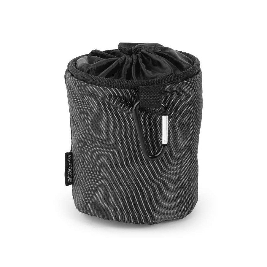 Brabantia 149504 - premium - pojemnik na klamerki - czarny / szary / calm green