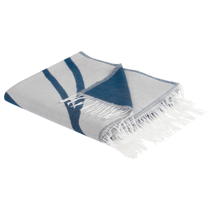 Koc haprek 130 x 170 cm niebieski