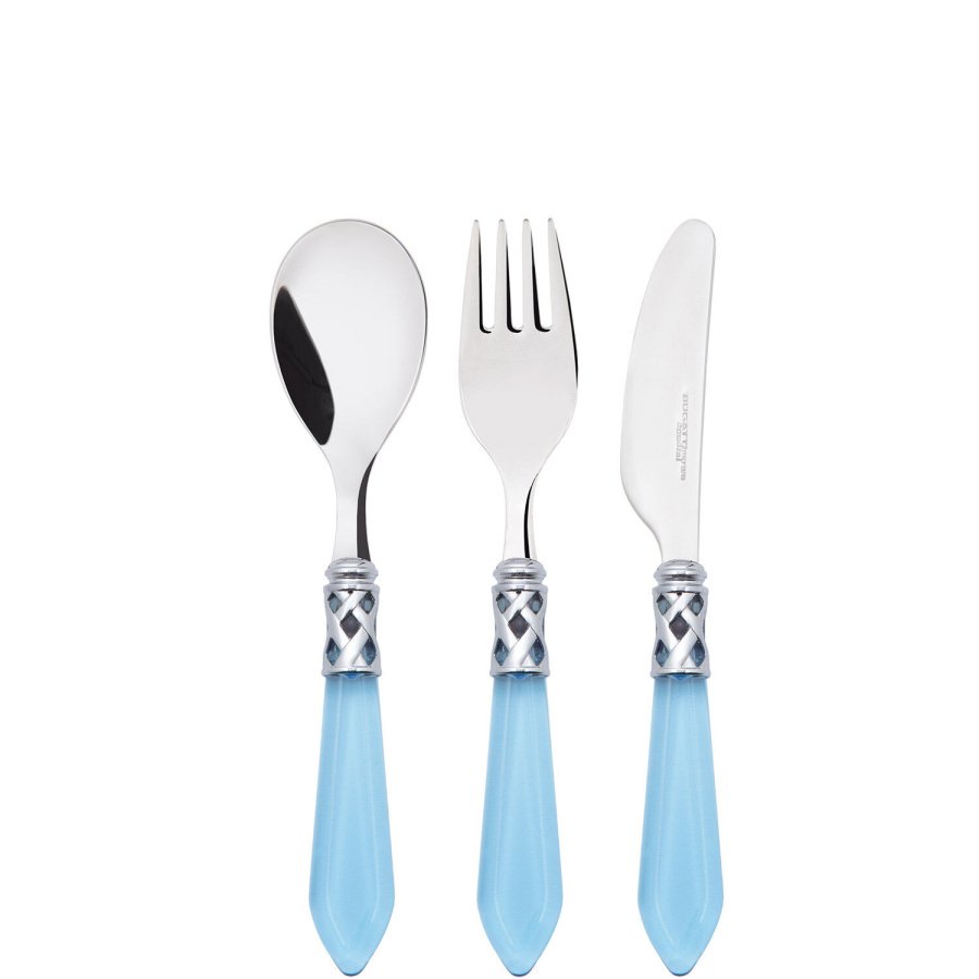 Aladdin - zestaw sztućców dla dziecka - niebieski