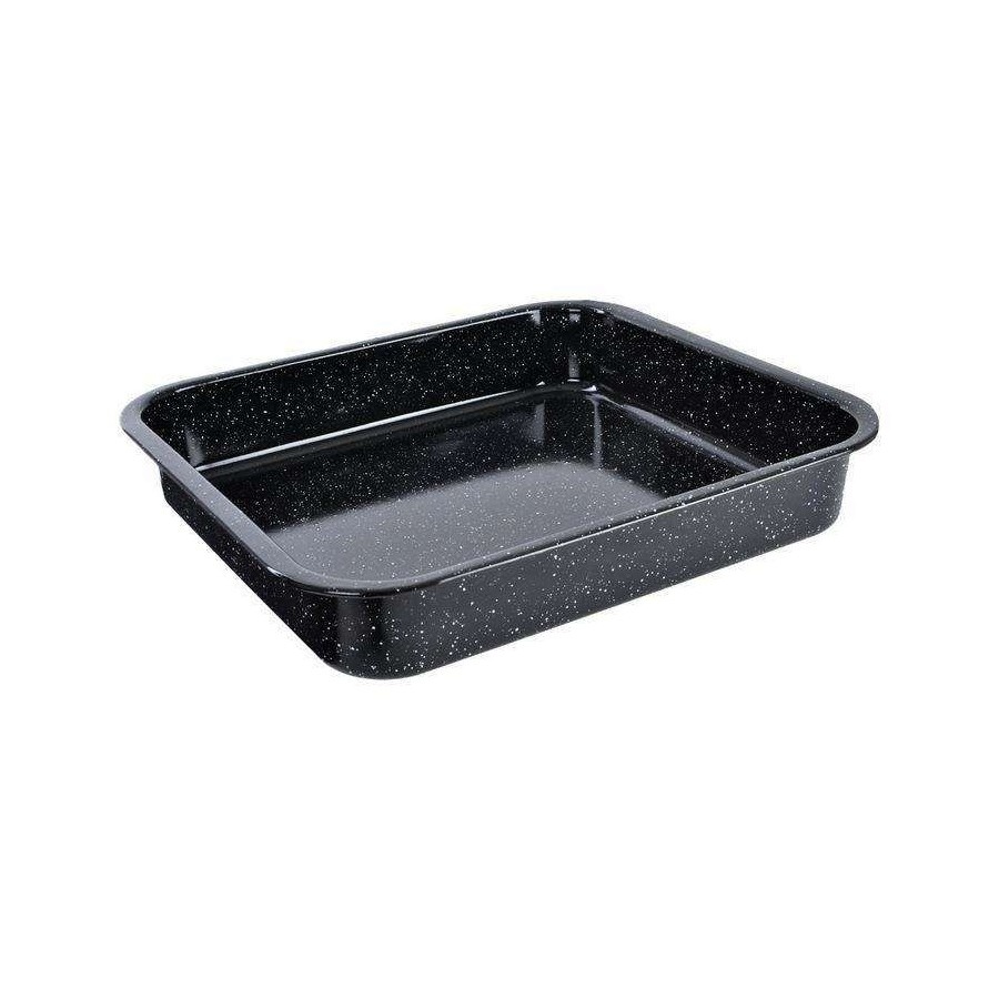 Brytfanna emaliowana, blacha, forma do pieczenia mięsa, ciasta, 35,5x24x5 cm, 3 l