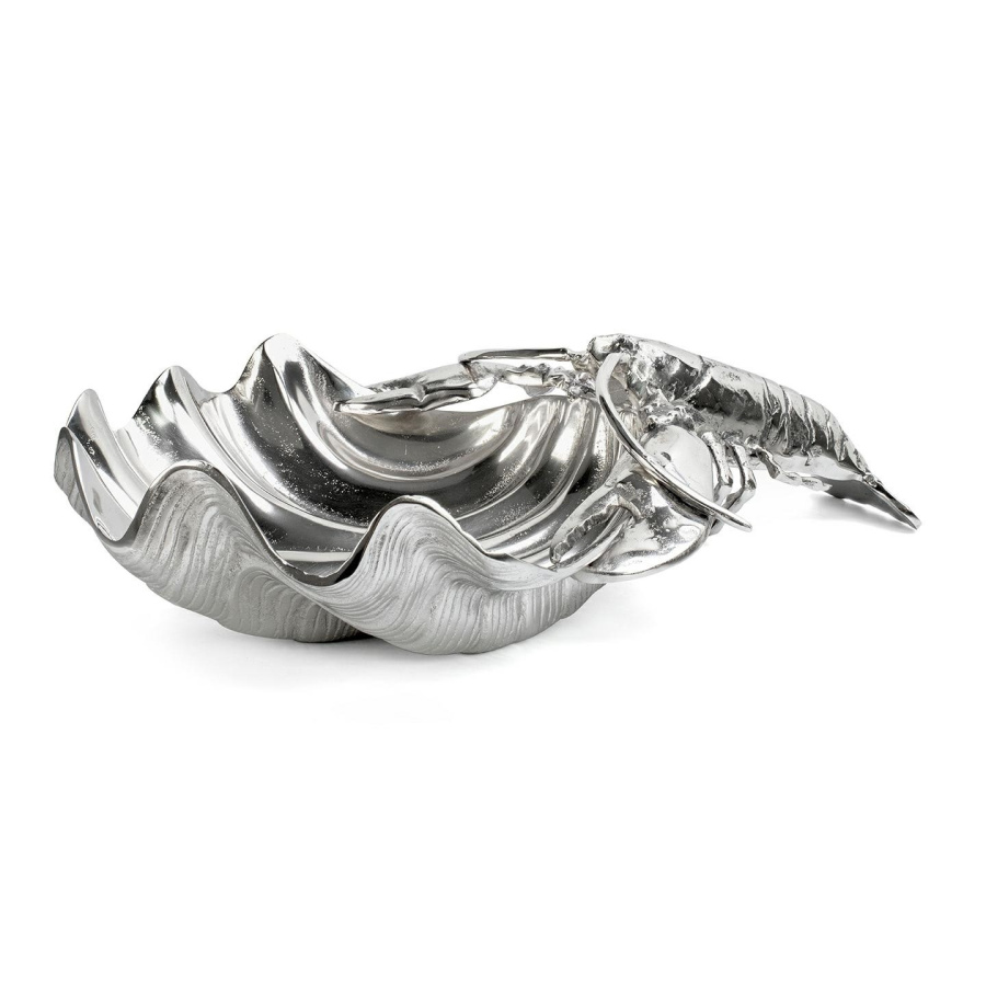 Kare chłodziarka na napoje lobster srebrna