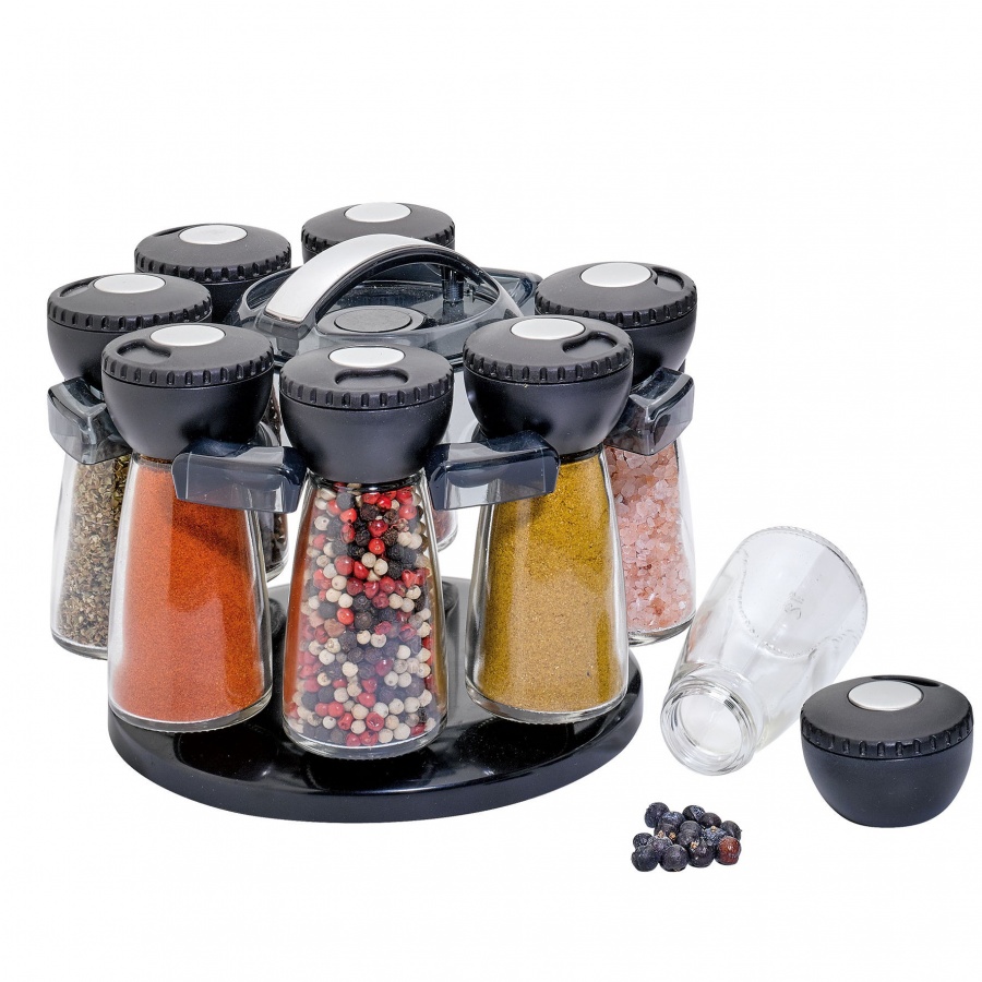 stojak na 8 przypraw, śred. 20 x 15 cm