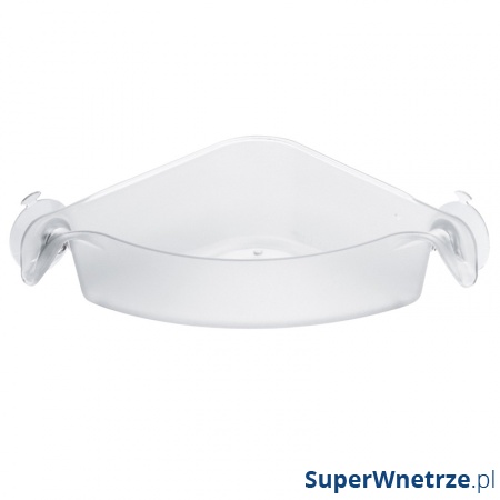 Narożnik organizer łazienkowy Koziol Boks transparentny