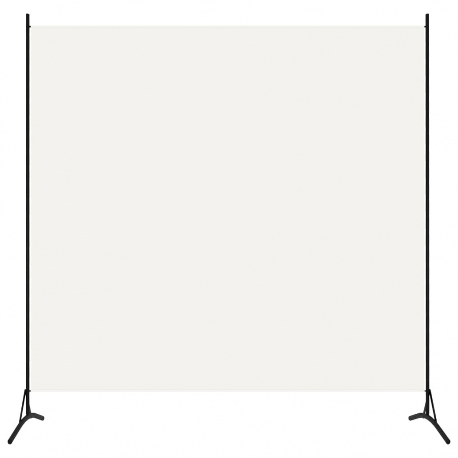 Parawan 1-panelowy, kremowy, 175 x 180 cm