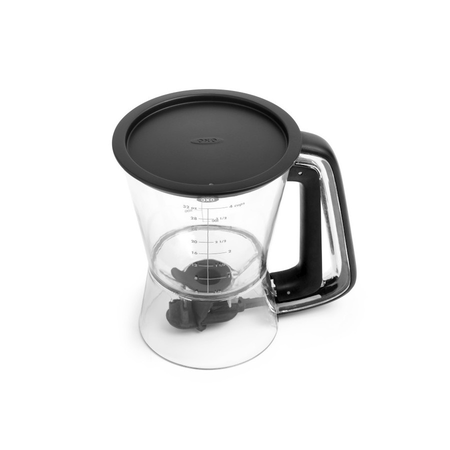 Oxo-dozownik do ciasta, czarny, good grips