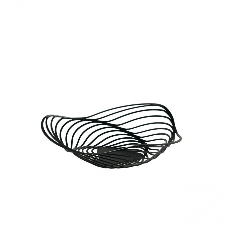 TRINITY, KOSZ NA OWOCE, CZARNY, 33 cm