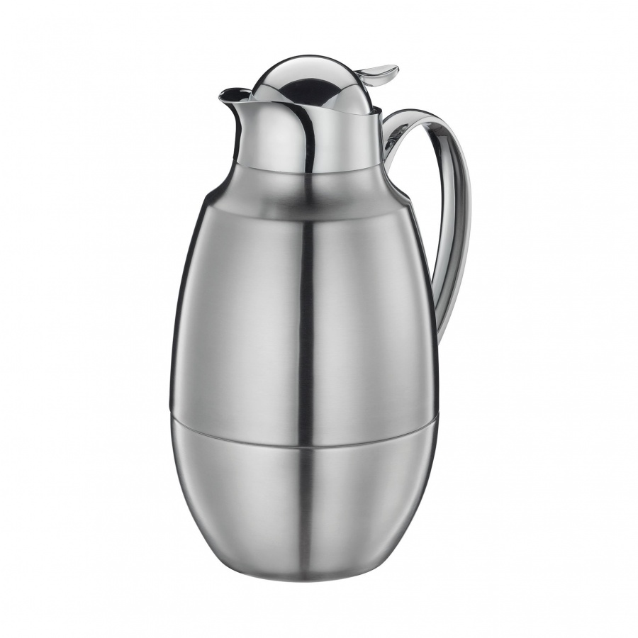 Dzbanek termiczny, stal nierdzewna, 1,0 l, śred. 14 x 25 cm, satynowy