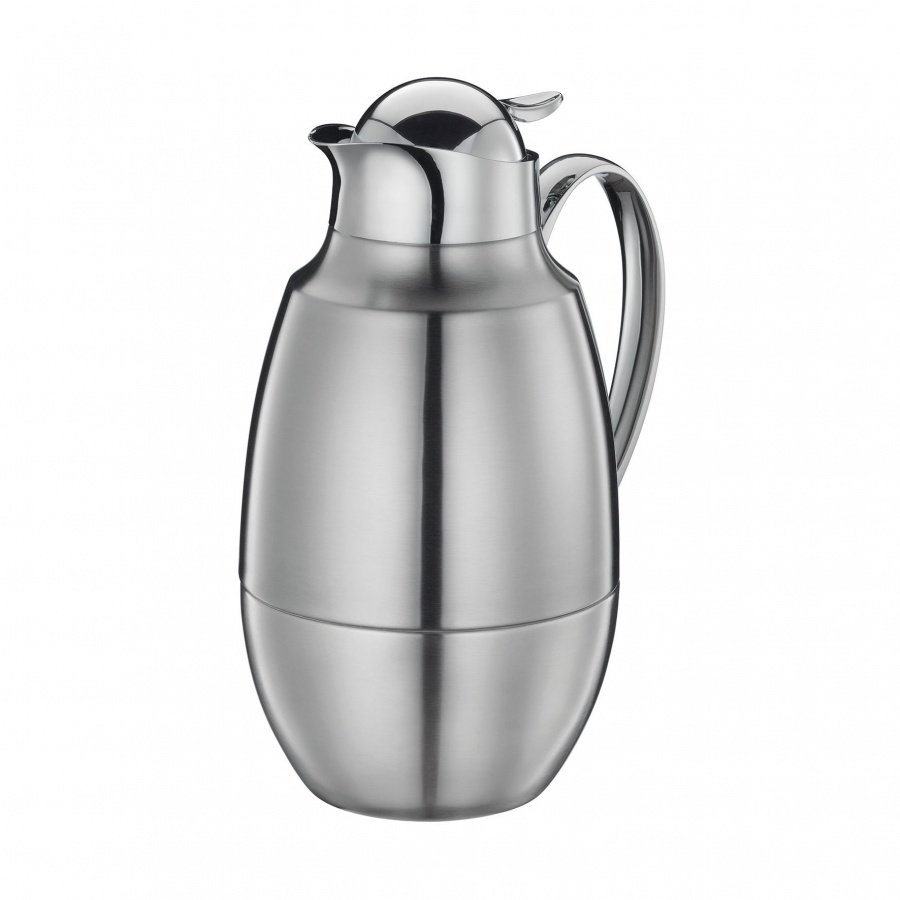 Dzbanek termiczny, stal nierdzewna, 1,0 l, śred. 14 x 25 cm, satynowy