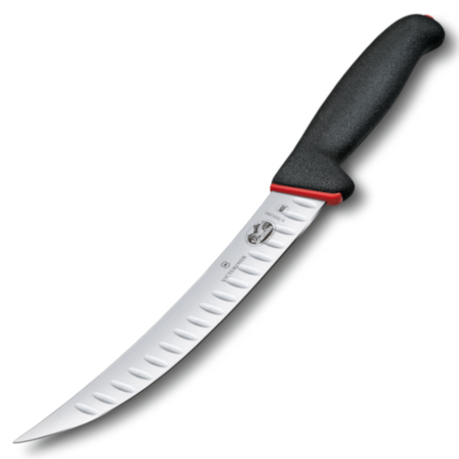 Victorinox - fibrox dual grip - nóż rzeźniczy - 20 cm - czarny