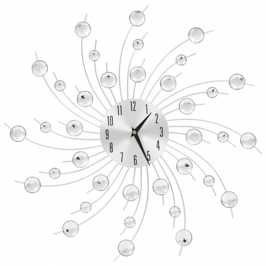 Zegar ścienny z mechanizmem kwarcowym nowoczesny design 50 cm