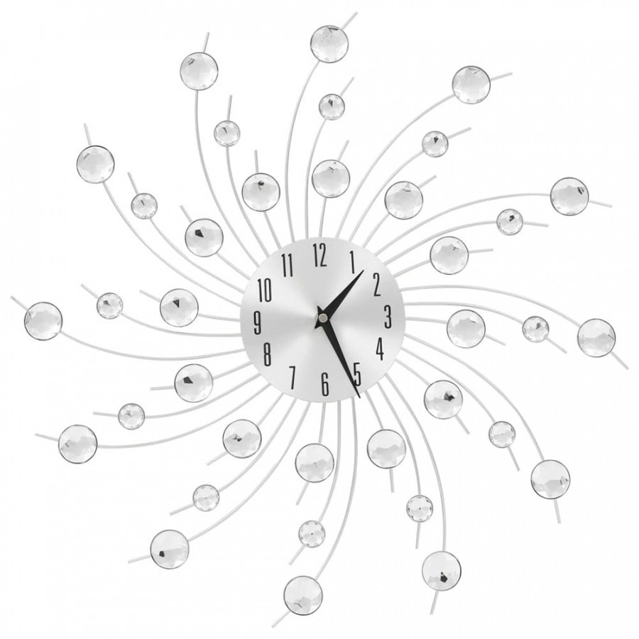 Zegar ścienny z mechanizmem kwarcowym nowoczesny design 50 cm