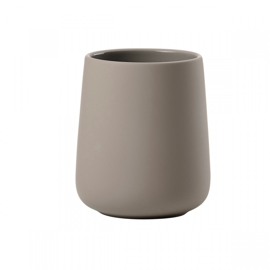 Kubek na szczoteczki do zębów nova one taupe 28087
