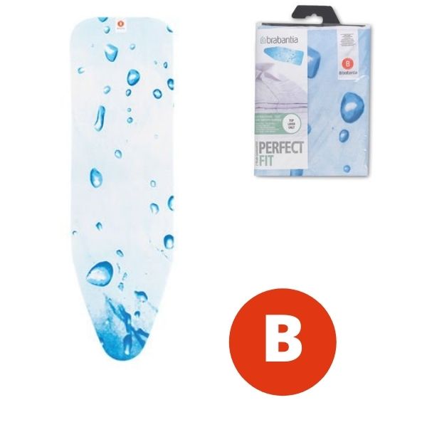 Pokrowiec na deskę do prasowania rozm. B Brabantia Ice Water biało-niebieski