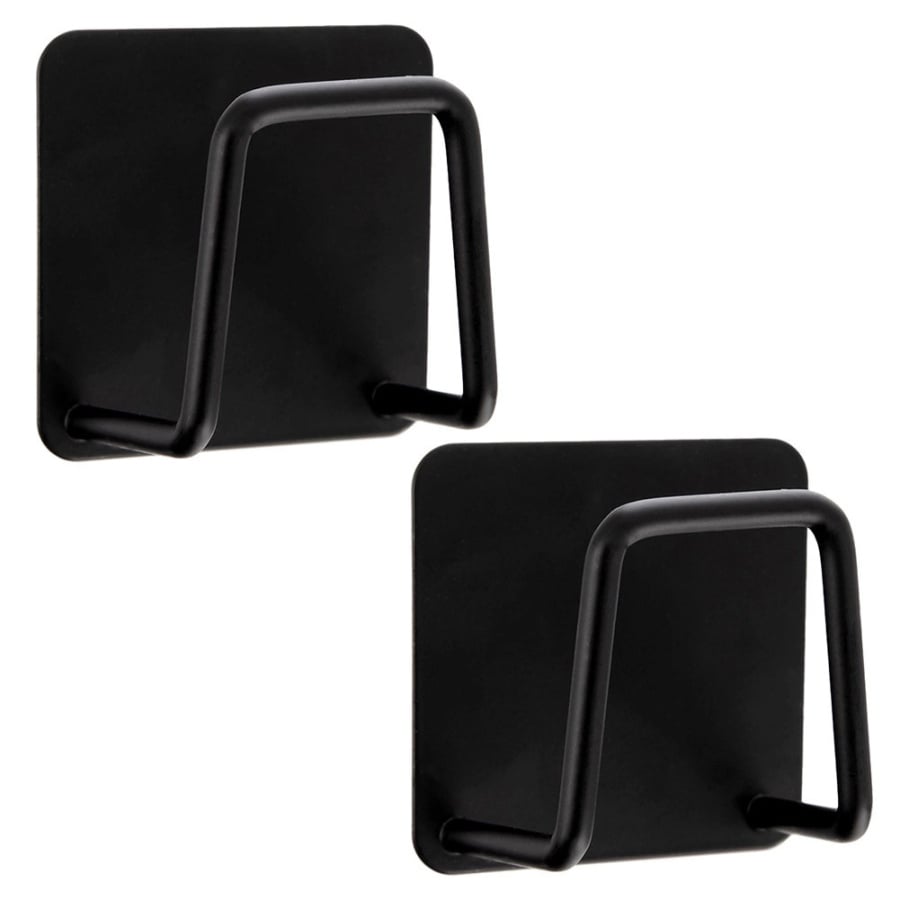 Haczyk wieszak samoprzylepny czarny BLACK 4,8x4,8 cm 2 szt.