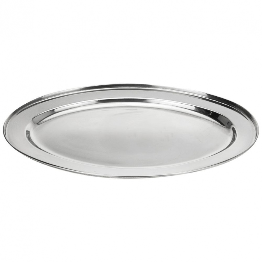 Taca do serwowania stalowa owalna 44x29 cm