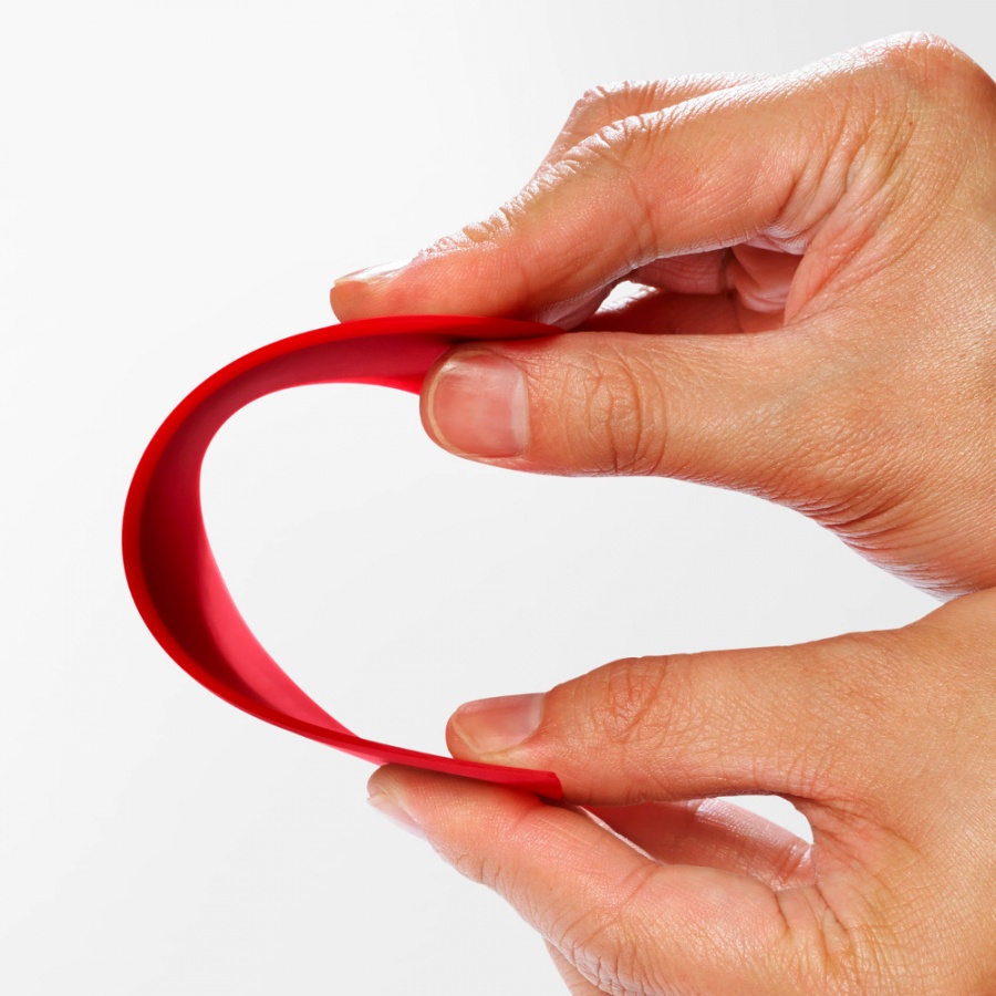 Skrobak silikonowy 15 cm Cuisipro czerwony